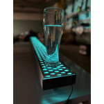 Каплесборник (спил-стоп) со сливом и RGB подсветкой 1200х120х40мм