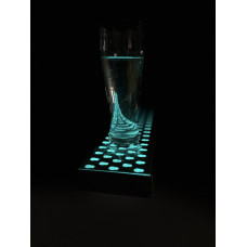 Каплесборник (спил-стоп), c RGB подсветкой 1200х120х40мм