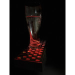 Каплесборник (спил-стоп) со сливом и RGB подсветкой 1200х120х40мм