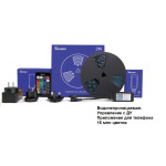Каплесборник (спил-стоп) со сливом и RGB подсветкой 1200х120х40мм