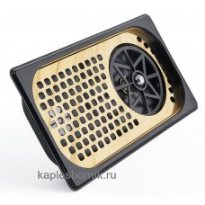 Мойка для питчера, врезная 327x176х40мм, с сушильной сеткой цвет золото Мойка для питчера, врезная 327x176х40мм, с сушильной сеткой цвет золото