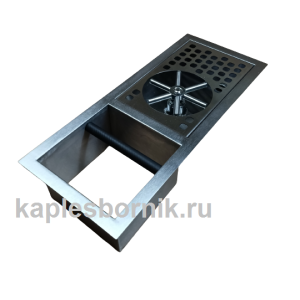Комбинированная мойка для споласкивания питчера со встроенным нок-боксом