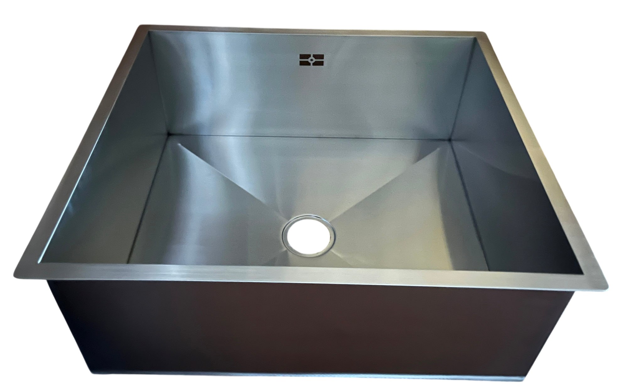 Раковина из нержавеющей стали со сливом D=90мм под установку измельчителя для пищевых отходов Раковина из нержавеющей стали со сливом D=90мм под измельчитель пищевых отходов